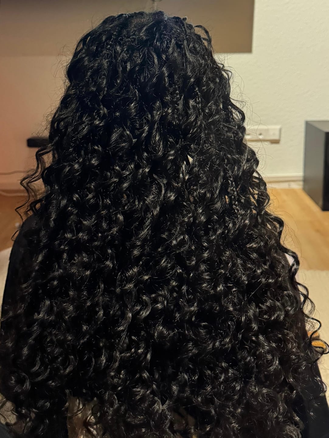 Customer photo review of Ywigs Loose Deep Wave Human Crochet Hair for Miracle Knots