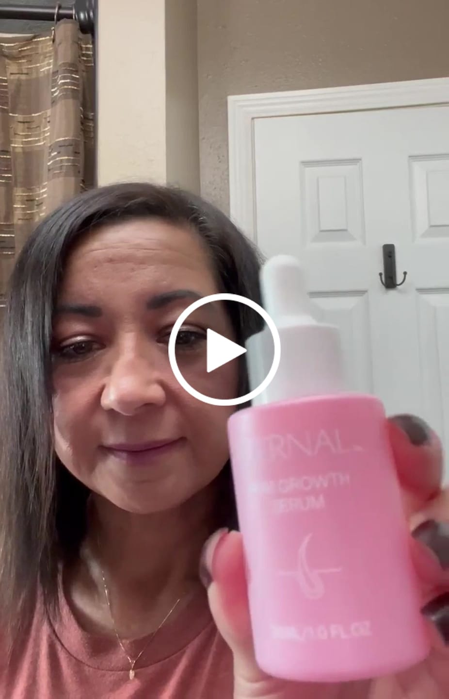 Customer video review of Hair Growth Serum