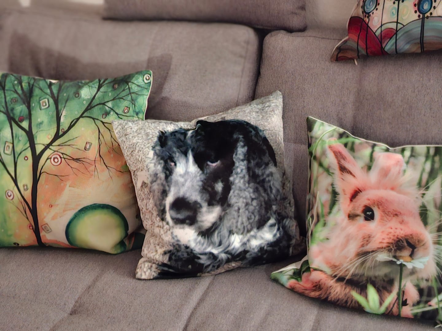 Customer photo review of Personalisiertes Kissen - Fotokissen mit Hund