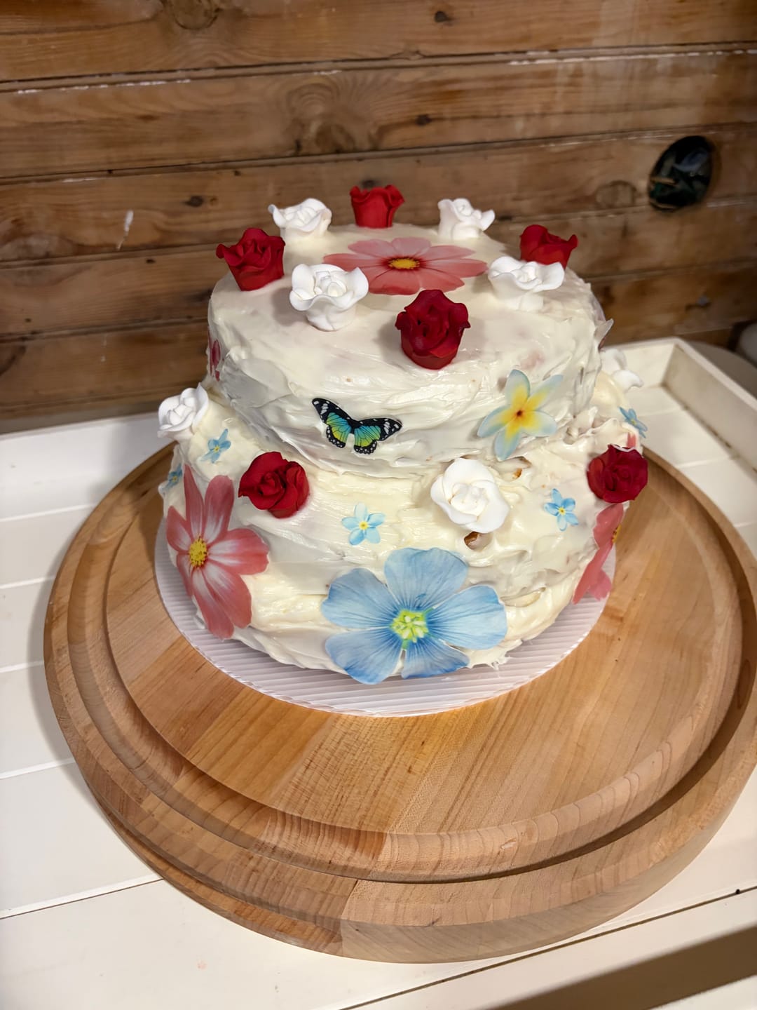 Customer photo review of gfJules Gluten Free Birthday Cake Mix