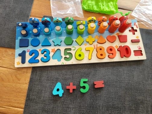 Customer photo review of Montessori Board™- Wooden Educational Table