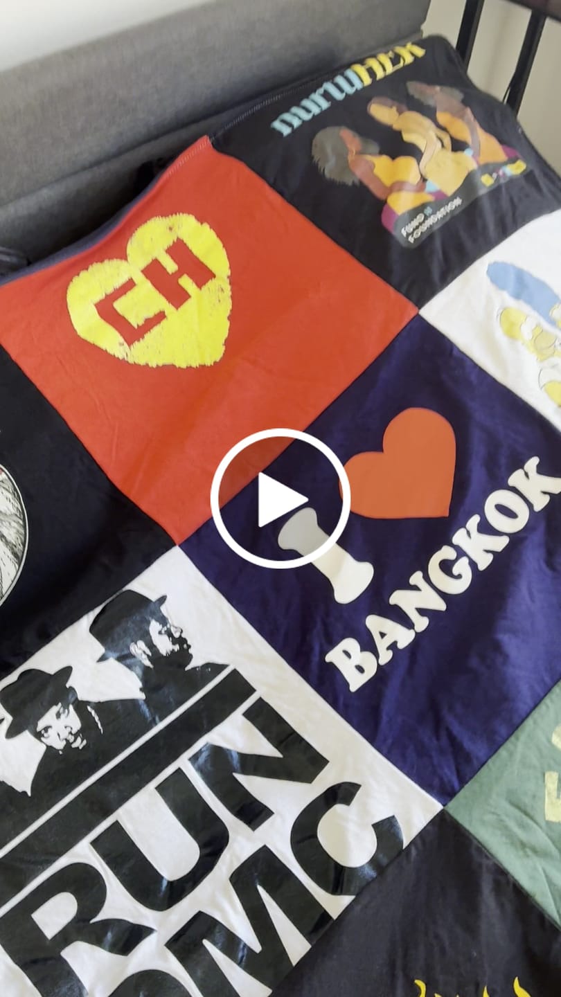 Customer video review of Project Repat T-Shirt Quilt