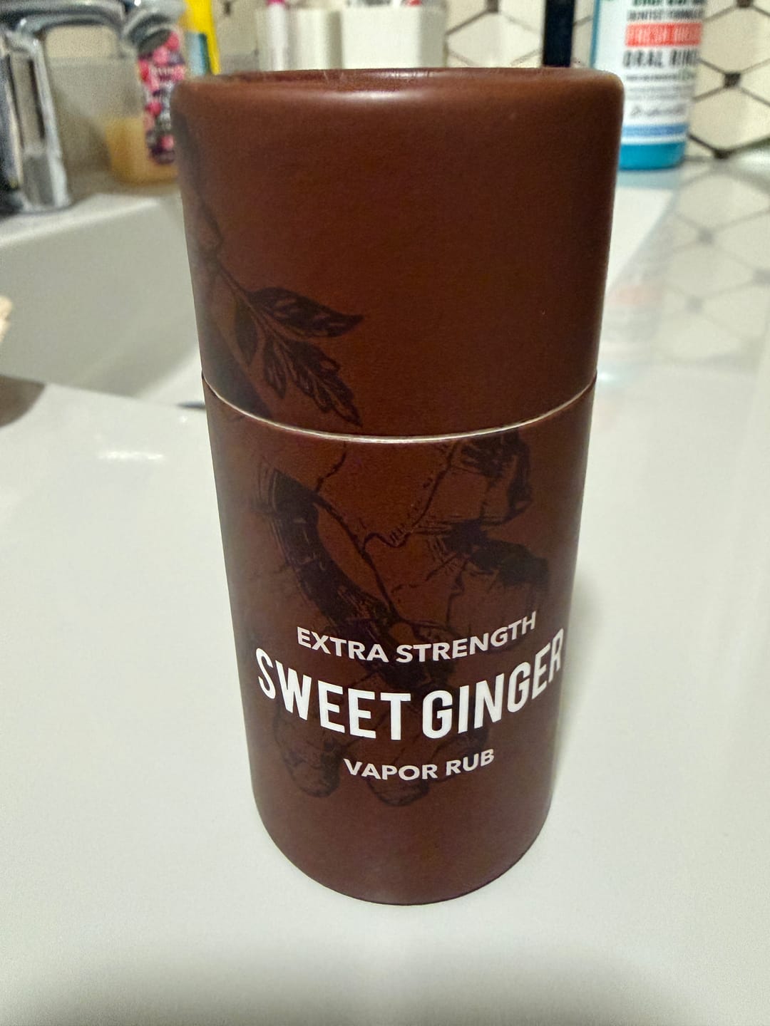 Customer photo review of Extra Strength Sweet Ginger Vapor Rub Stick