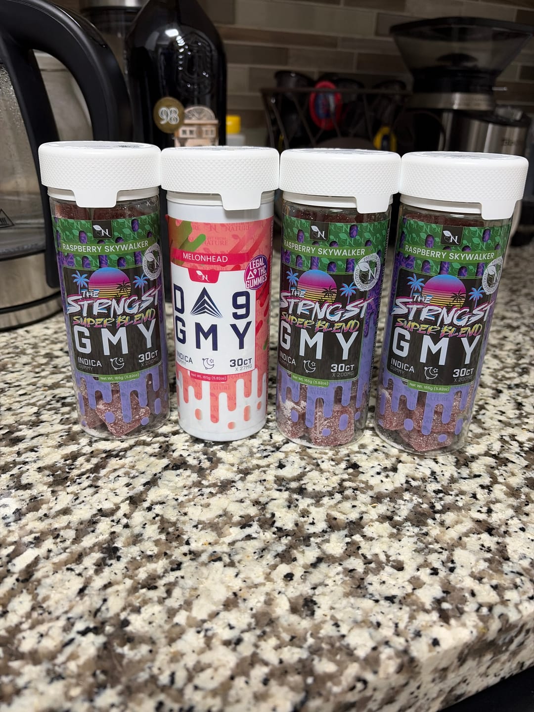 Customer photo review of THE STRONGEST GMY - 30CT Raspberry Skywalker 6000mg (200mg ea.) - INDICA
