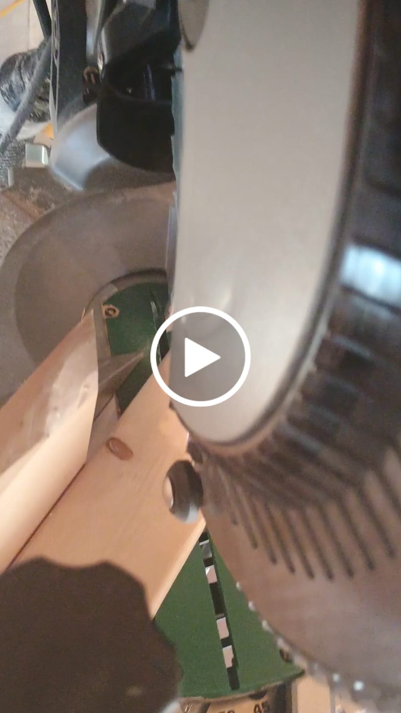 Customer video review of Dust Collection Chute for Dewalt DW715/716 12" Non-Sliding Miter Saw
