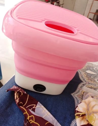 Customer photo review of Mini Portable and Foldable Washing Machine