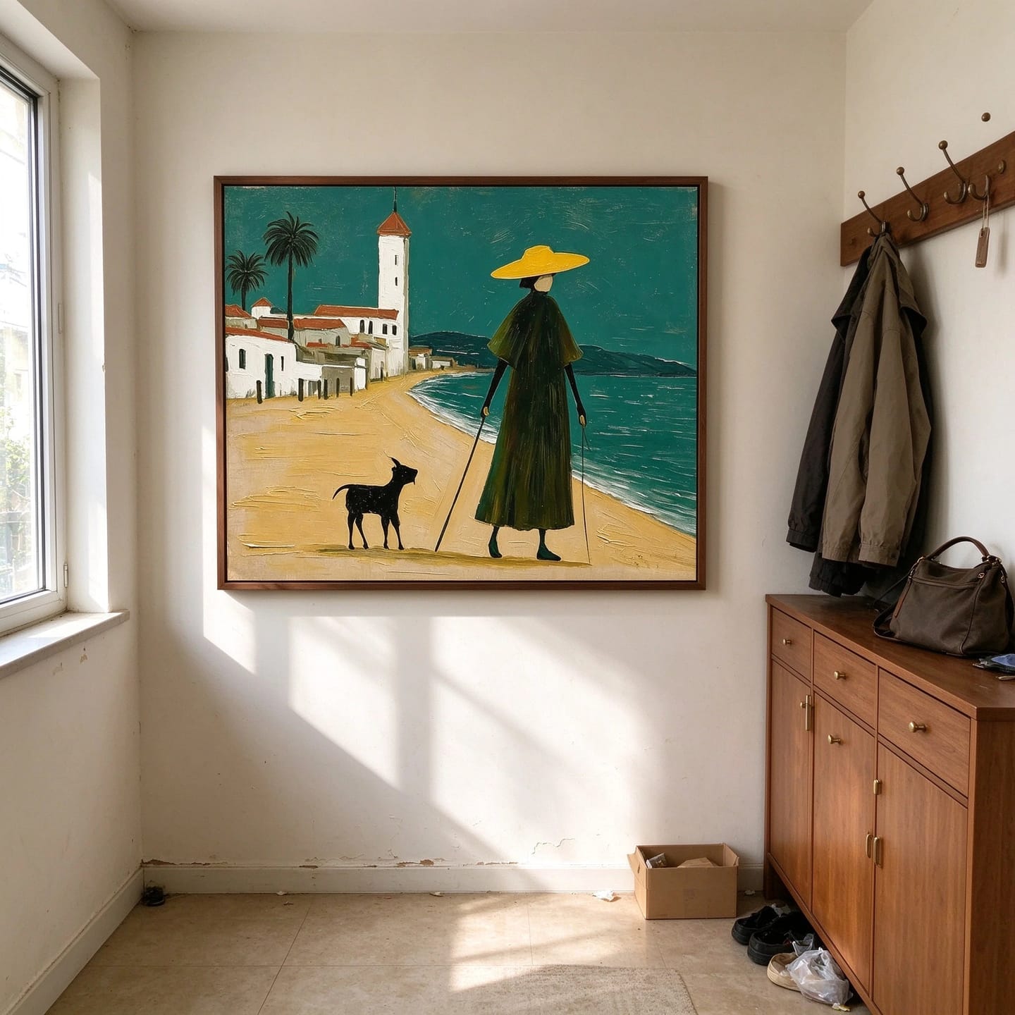 Customer photo review of Seaside Stroll with Dog
