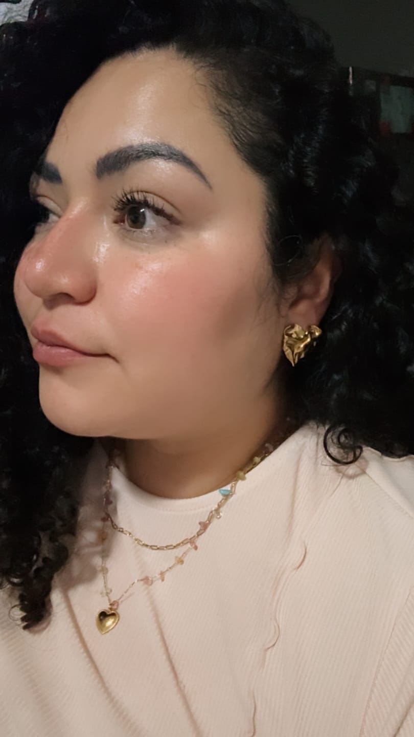 Customer photo review of Aretes Cendal Plata