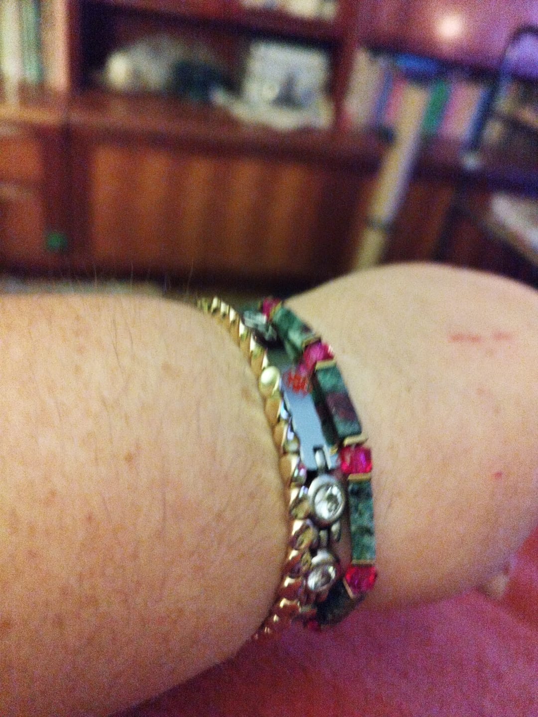 Customer photo review of Tibetan Copper Beads Bracelet