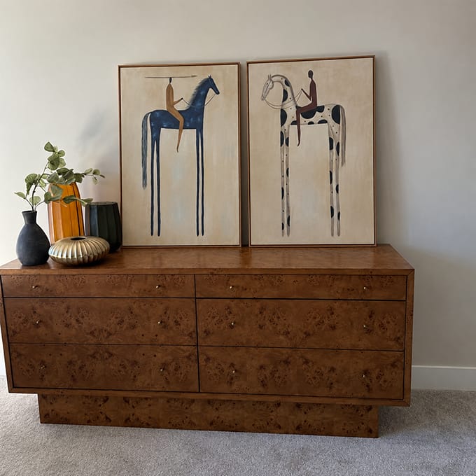 Customer photo review of Vintage Americana Art Set of 2 #VA011