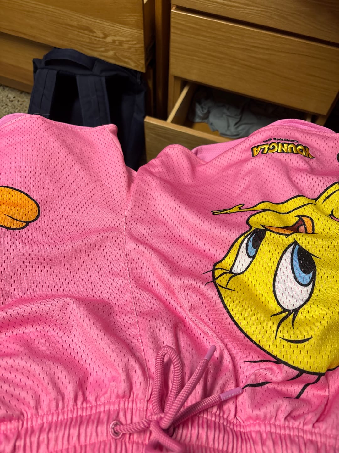 Customer photo review of 1098 - Looney Tunes Basketball Shorts