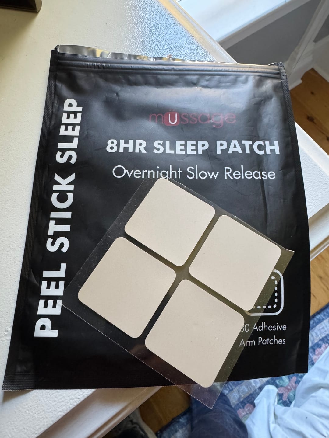 Customer photo review of mussage 8 Hour Sleep Patch