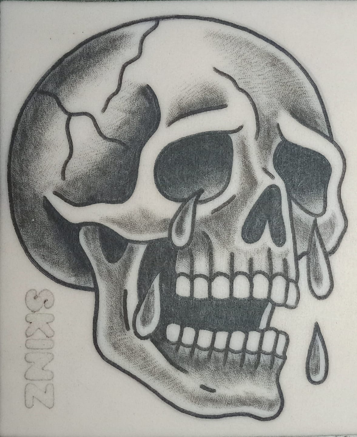 Customer photo review of Tattoo Practice Skin | Size Small A5 | Pack of 10