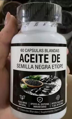 Customer photo review of Semilla Negra Etíope 60 Softgels | Forja Viva