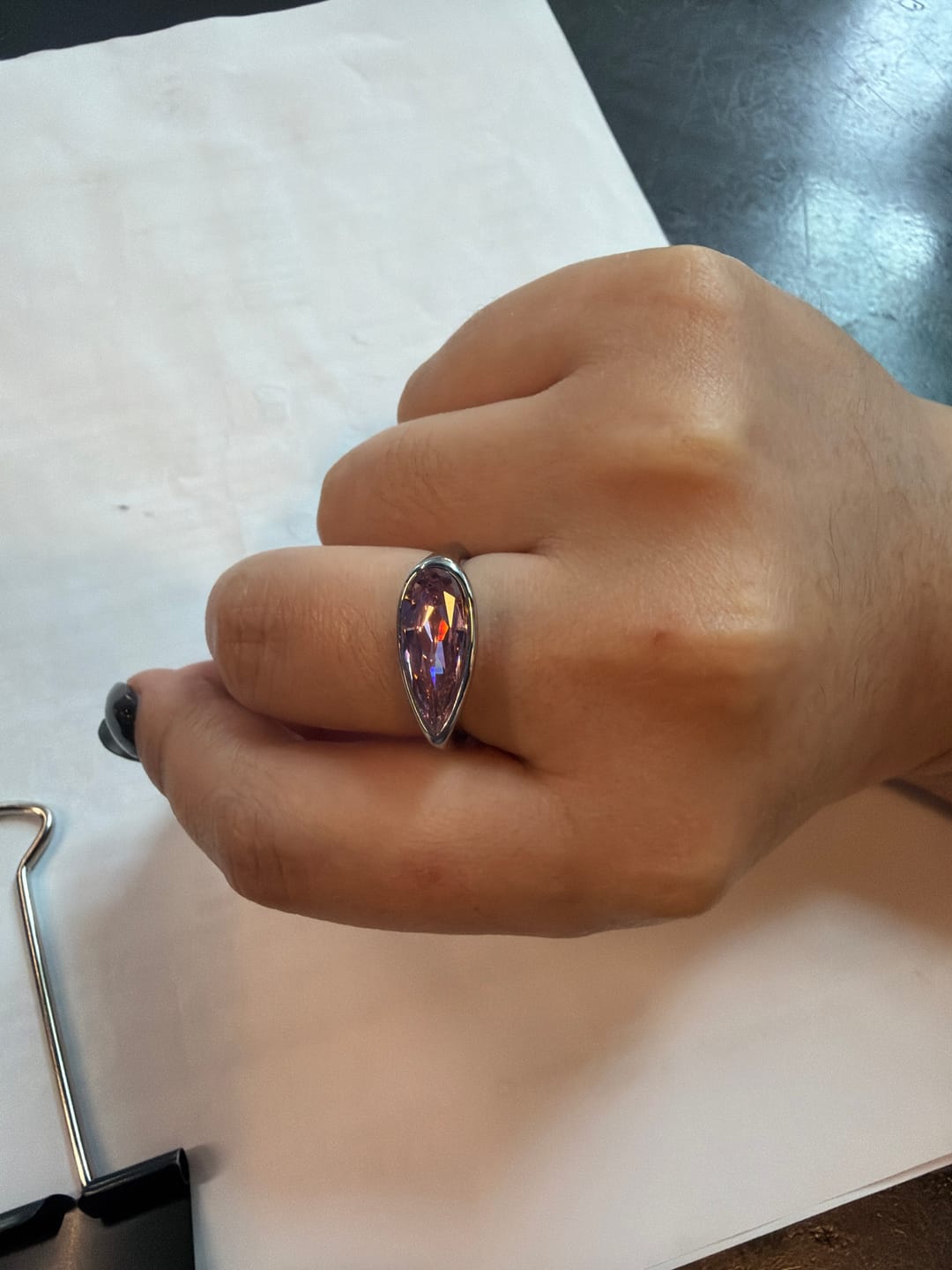 Customer photo review of Anillo Bumping Plata