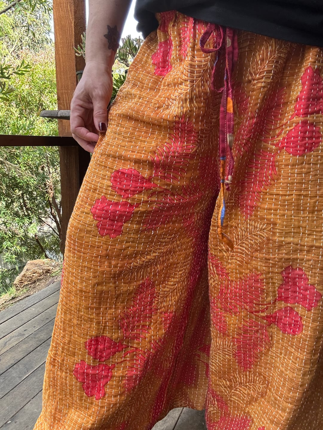 Customer photo review of Kantha Culottes M (149)