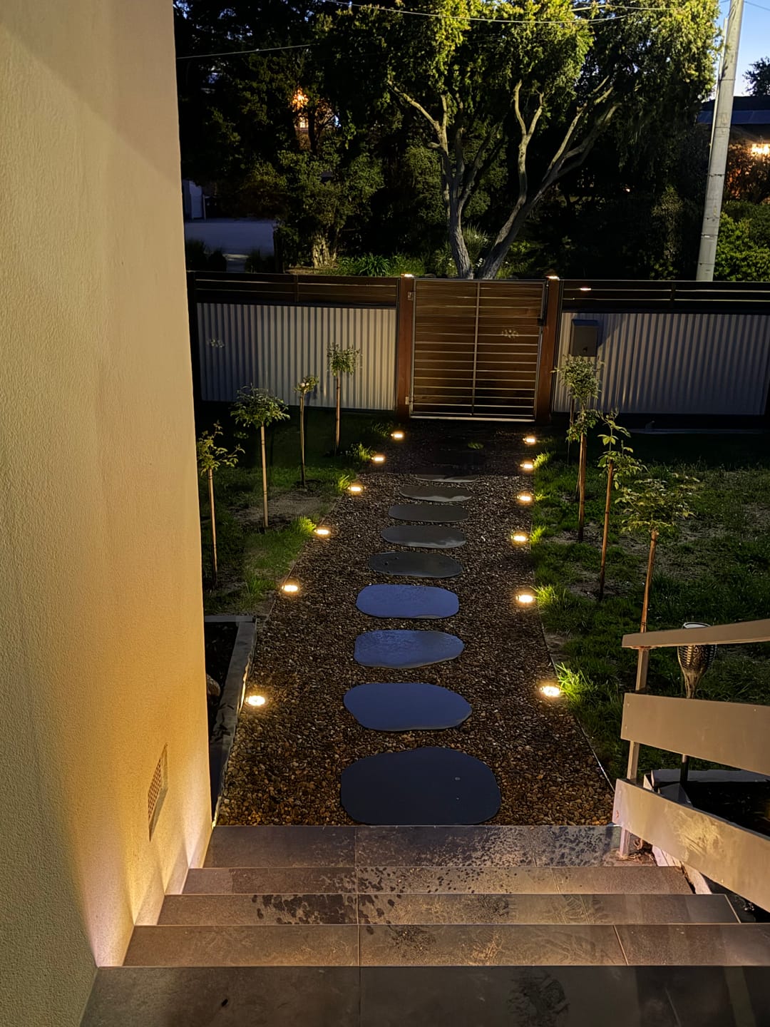 Customer photo review of SolaGarden™ LED Ground Light Pack