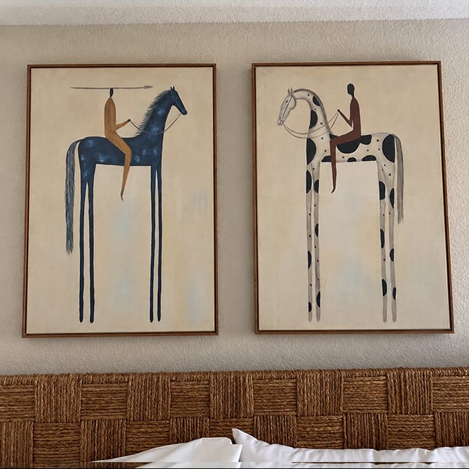 Customer photo review of Vintage Americana Art Set of 2 #VA011