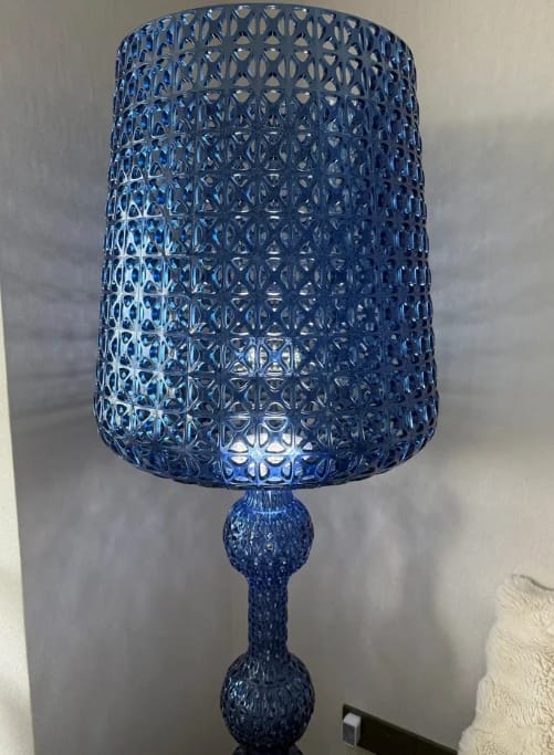 Customer photo review of Italy Design Kartell Kabuki Table Lamps Acrylic Desk Lights Art Decor LED Standing Light Living Room Bedroom Hollow Floor Light