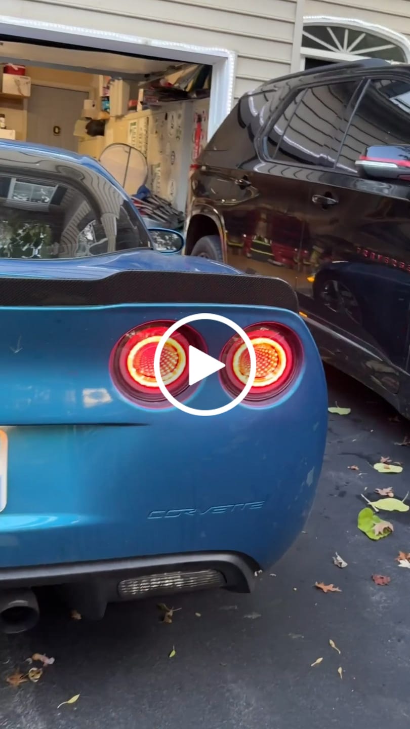 Customer video review of 2005-13 Chevrolet Corvette C6 Infinity Style LED Tail Lights