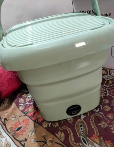 Customer photo review of Mini Portable and Foldable Washing Machine