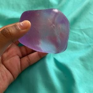 Customer photo review of Slow-Rising Squishy Cube 4-Piece Set