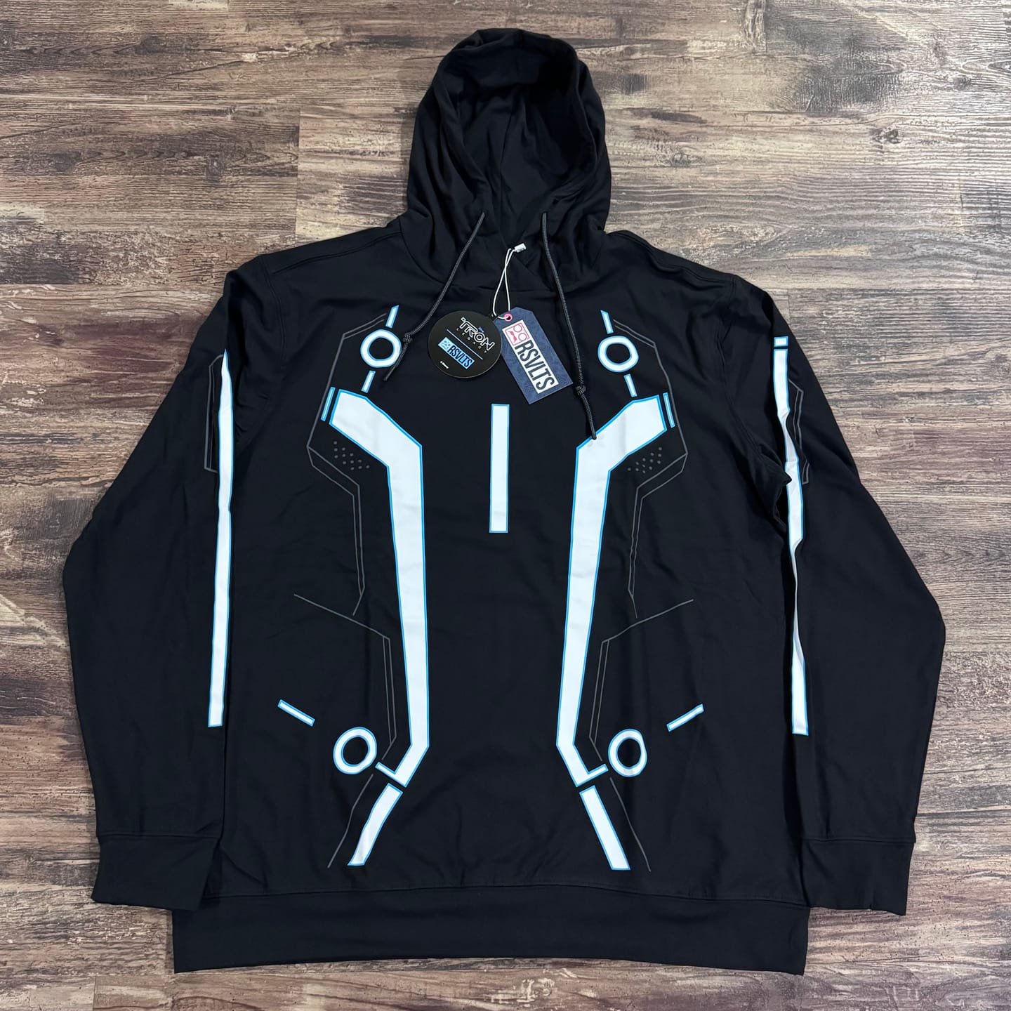 Customer photo review of Disney's Tron Legacy "Light Suit" – Performance Hoodie