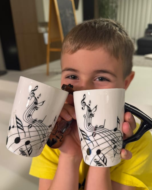 Customer photo review of Merveilleuses tasses de musiciens