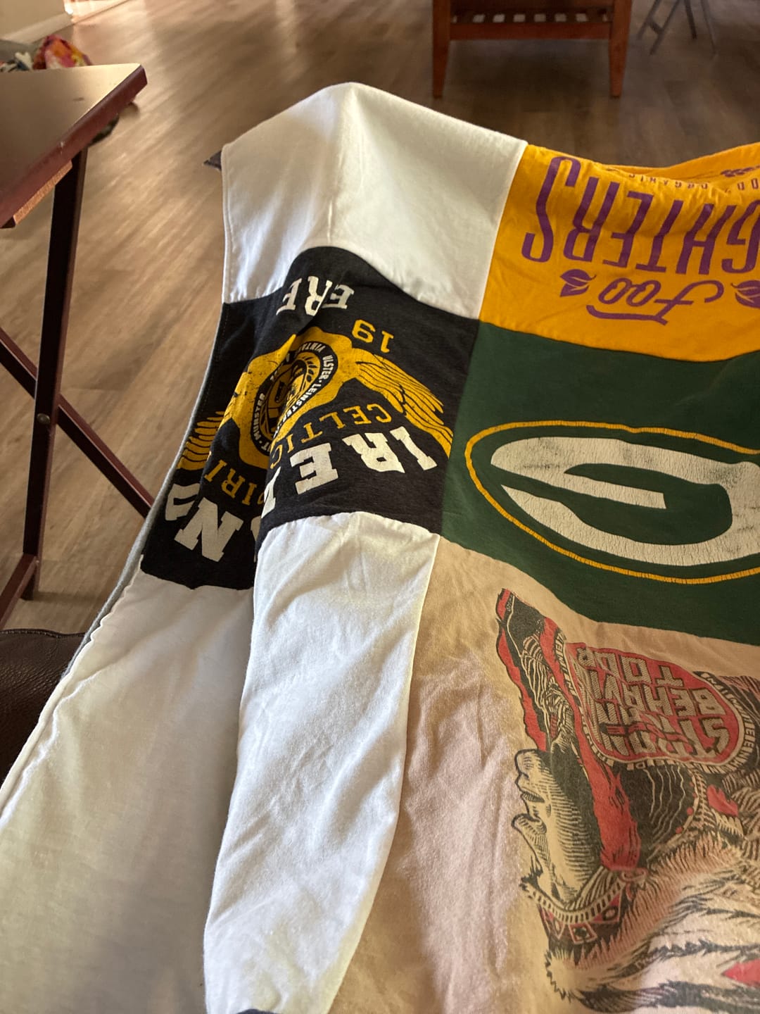Customer photo review of Project Repat T-Shirt Quilt