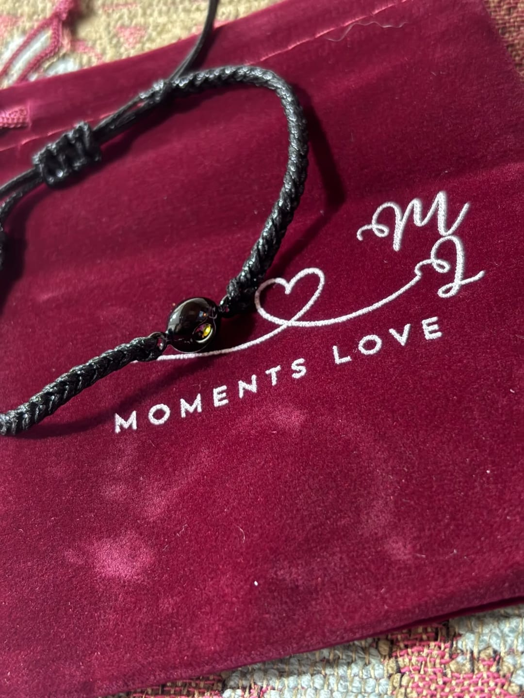 Customer photo review of Pulsera con Foto Personalizada de Proyección