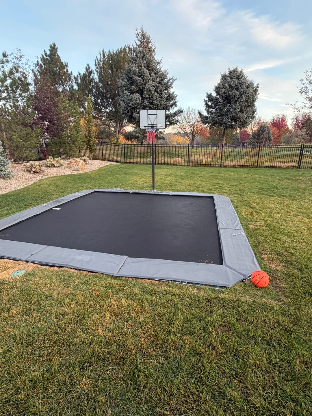 Customer photo review of 15x15' Square Pro-Line MAX Avyna In-Ground Trampoline