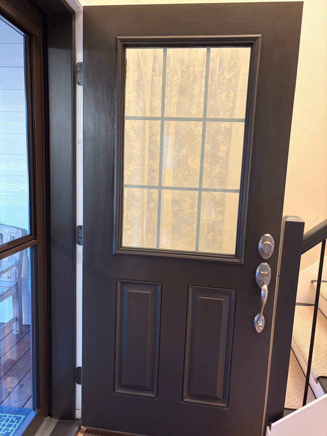 Customer photo review of Grills Between Glass 9 Lite Glass and Frame Kit (Half Lite)