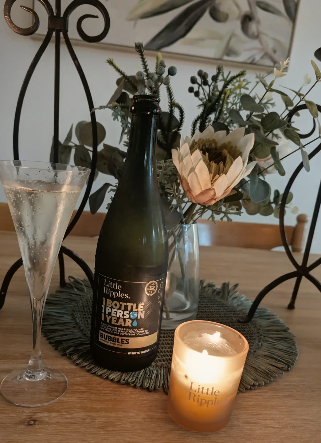Customer photo review of Mulled Wine Candle GWP