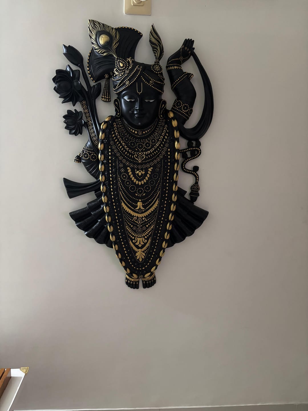 Customer photo review of DA-115 Shrinathji 3D Wall Sculpture 50x30 inches