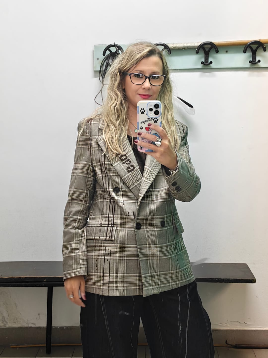 Customer photo review of BLAZER TARTAN TULIPANO