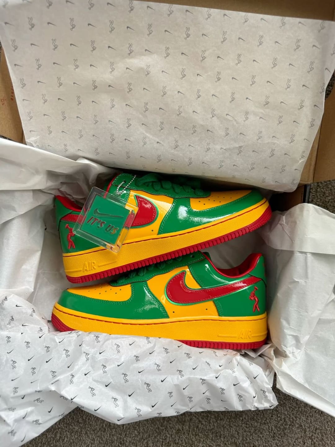 Customer photo review of Nike x Lil Yachty Concrete Boys Air Force 1 Low