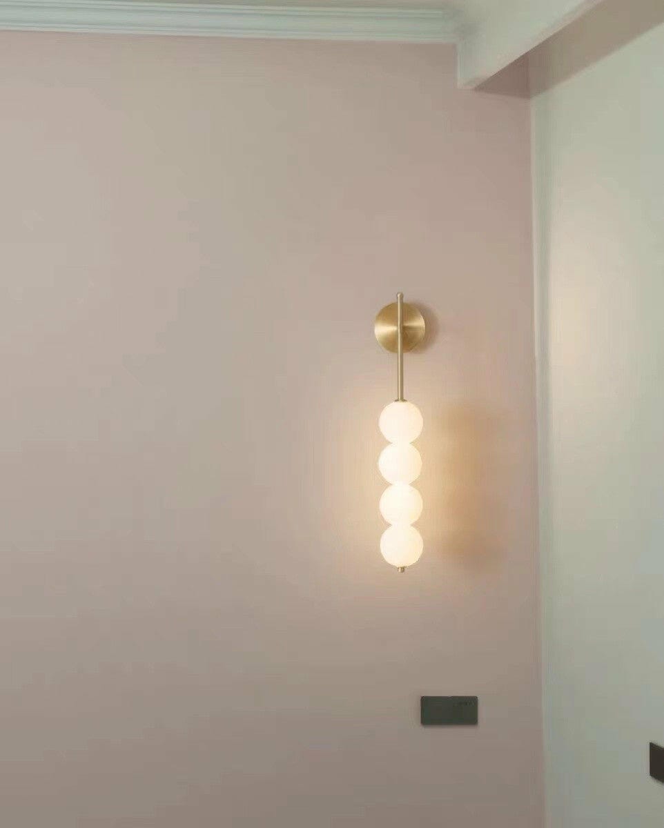 Customer photo review of Opal Ball Wall Light, 53 cm Tall, Wall Sconce, Integrated LED