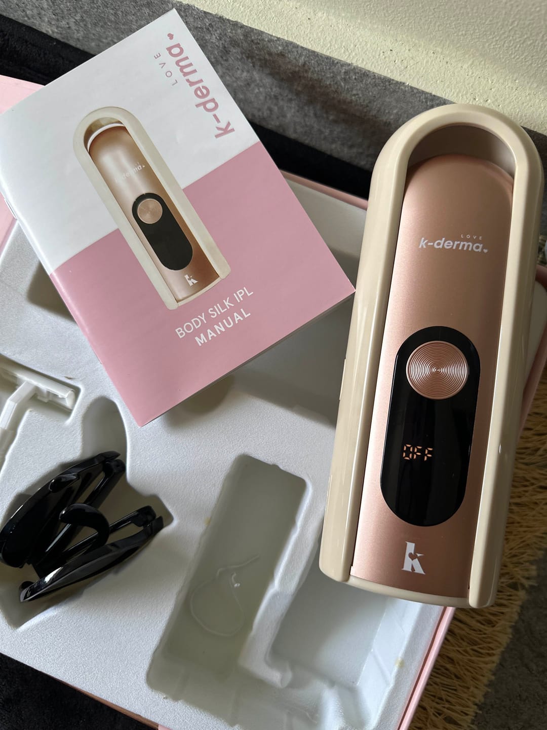 Customer photo review of Love K-Derma Body Silk IPL