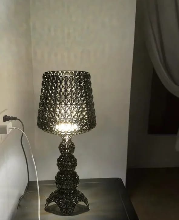 Customer photo review of Italy Design Kartell Kabuki Table Lamps Acrylic Desk Lights Art Decor LED Standing Light Living Room Bedroom Hollow Floor Light