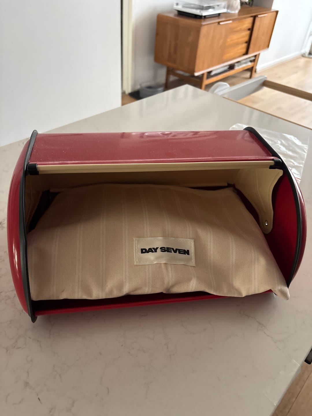 Customer photo review of Day Seven Beeswax Bread Bag