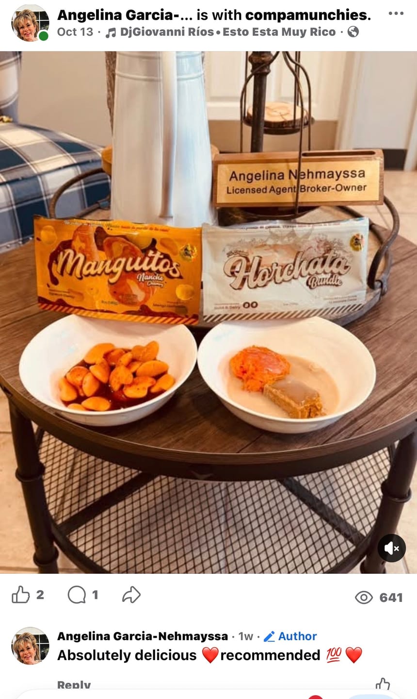 Customer photo review of Red Bottom Horchata Bundle
