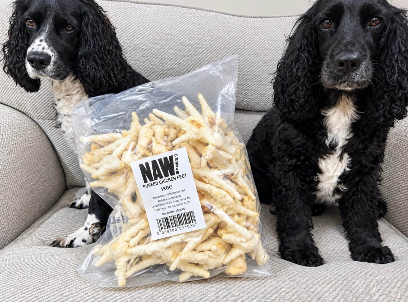 Customer photo review of Puffed Chicken Feet (1kg)