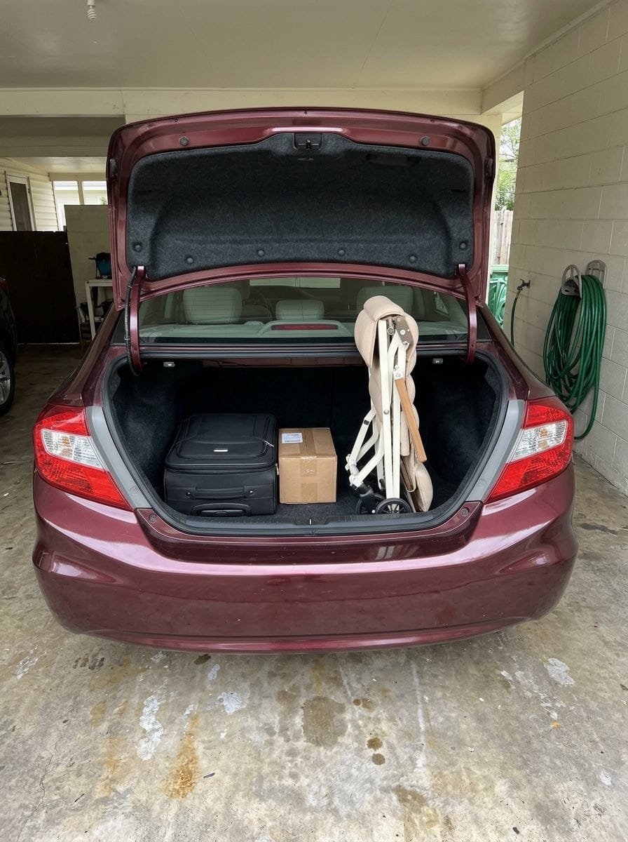 Customer photo review of Bring Mom Along – Foldable Comfort Chair