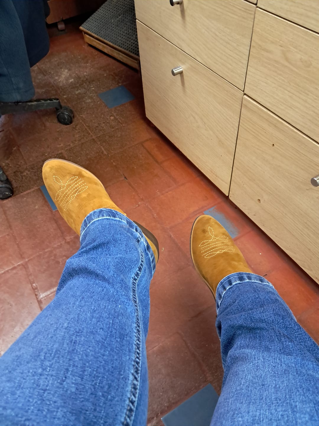 Customer photo review of Botin Mujer / Verbena Camel