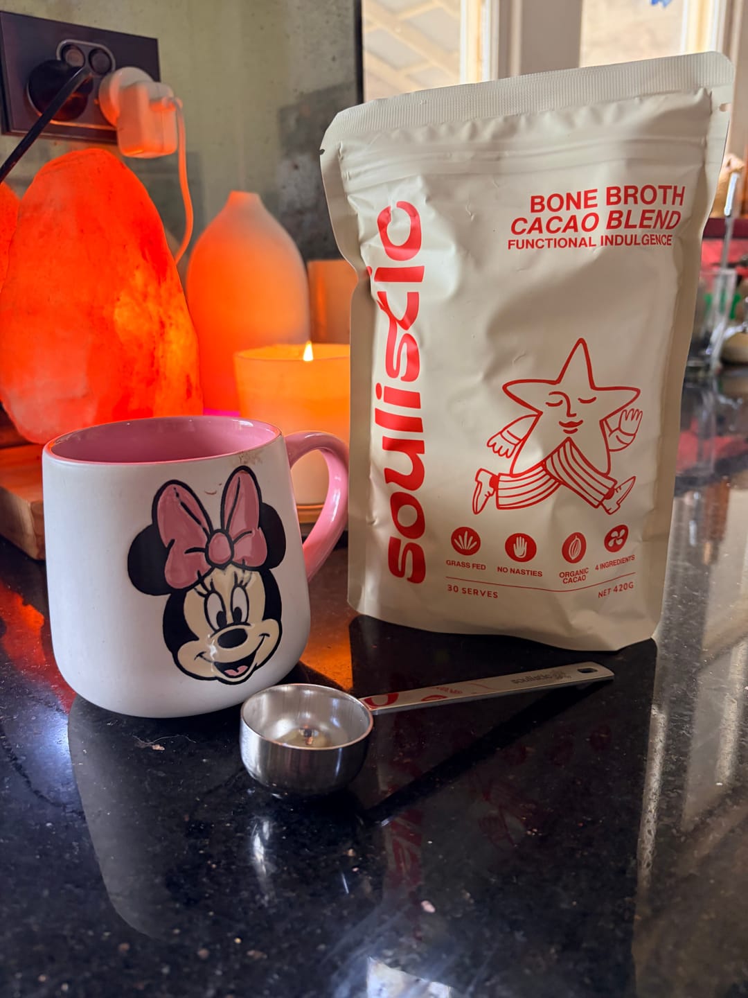 Customer photo review of Bone Broth Cacao Blend