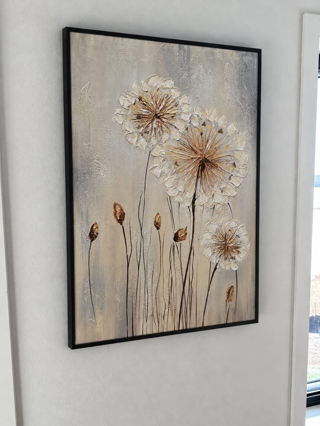 Customer photo review of Flower & Tree Abstract Textured Wall Art #ML203