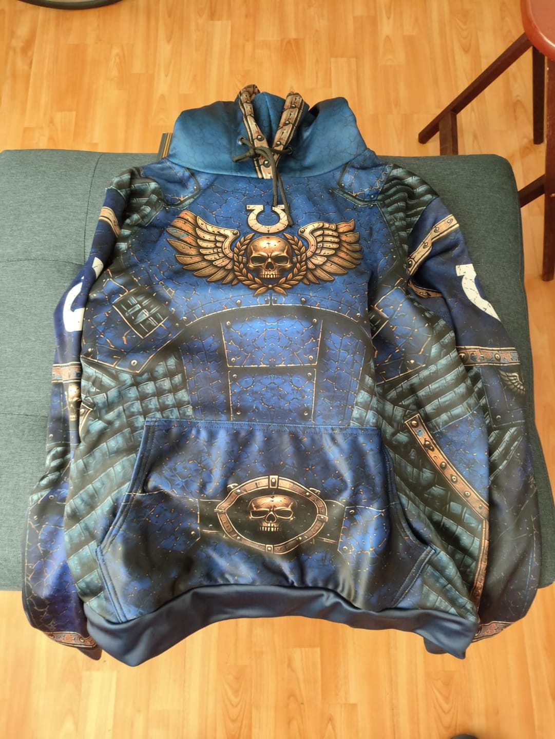 Customer photo review of HOODIE ULTRAMARINES EDICIÓN PREMIUM