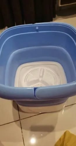 Customer photo review of Mini Portable and Foldable Washing Machine