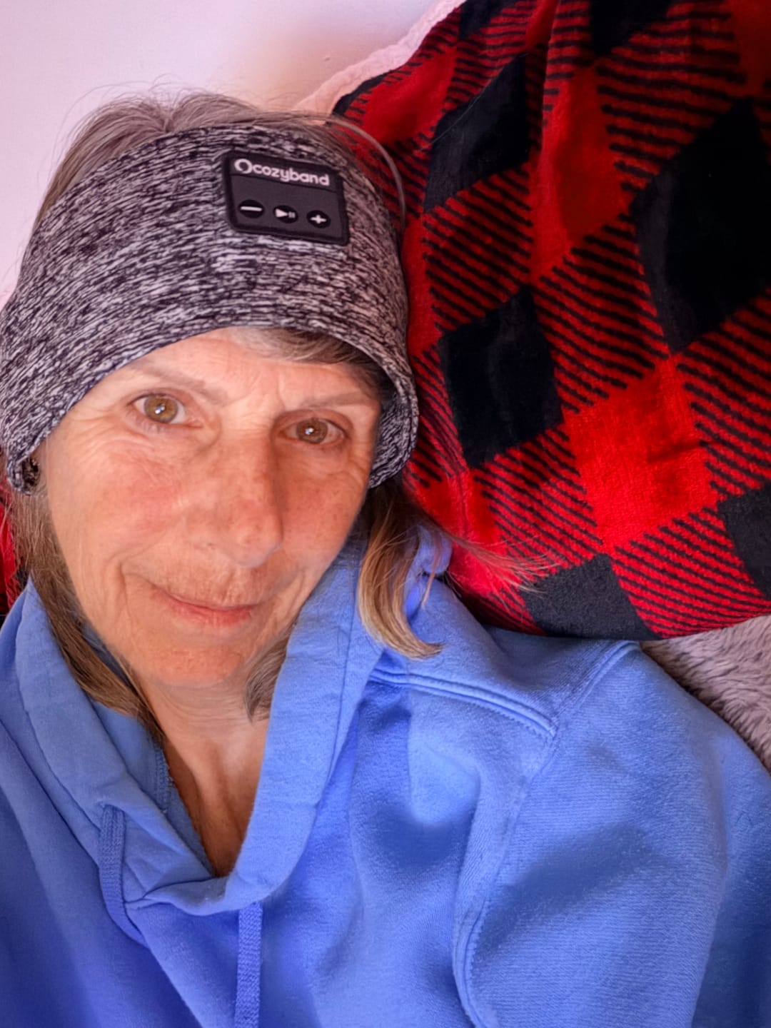 Customer photo review of CozyBand Wireless Headphones