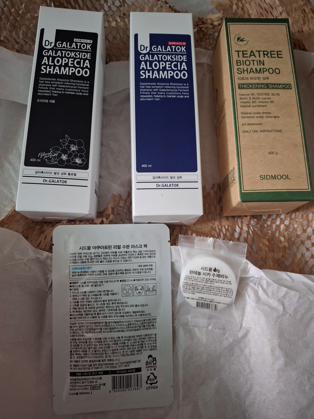 Customer photo review of Sidmool Galatokside Fragrance-Free Alopecia Shampoo 400ml